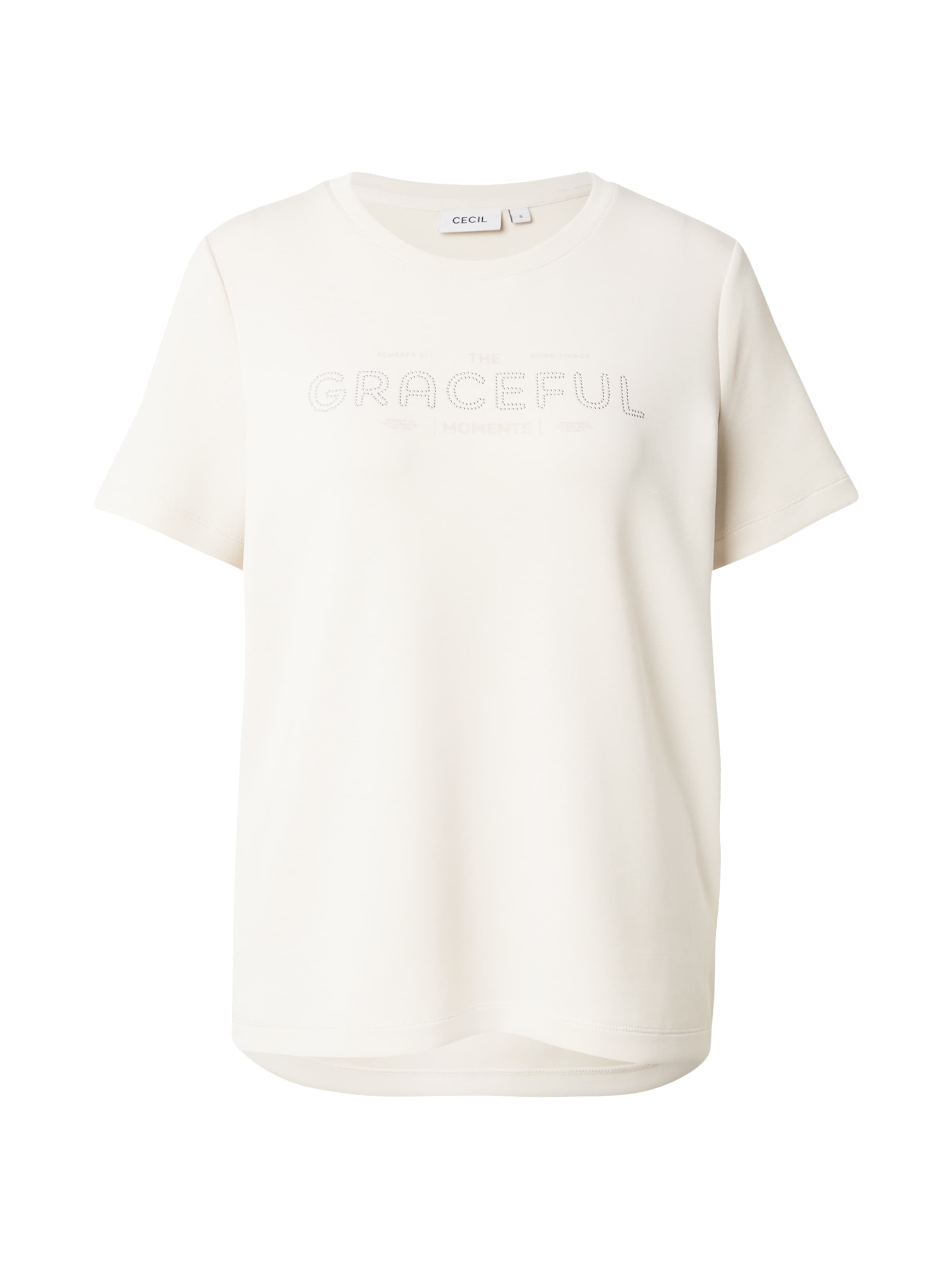 CECIL Tričko 'Graceful' - krémová / nebielená, Produkt