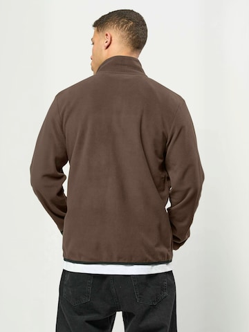 Veste de survêtement ' Logo Saurion ' KAPPA en marron : derrière