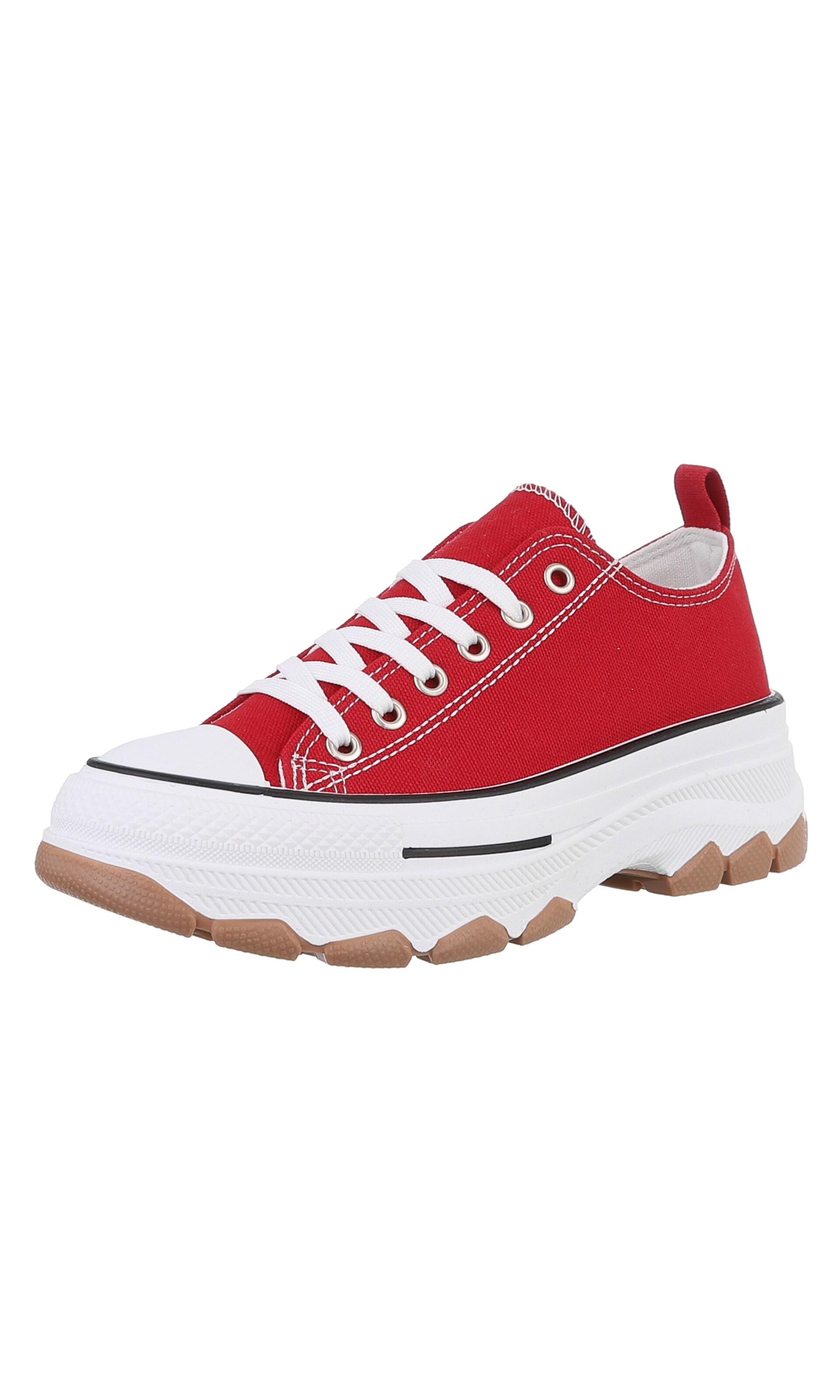 Ital-Design Sneaker in Rot: Vorderseite