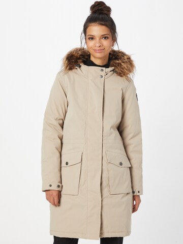 G.I.G.A. DX by killtec Outdoor Coat in Beige: front