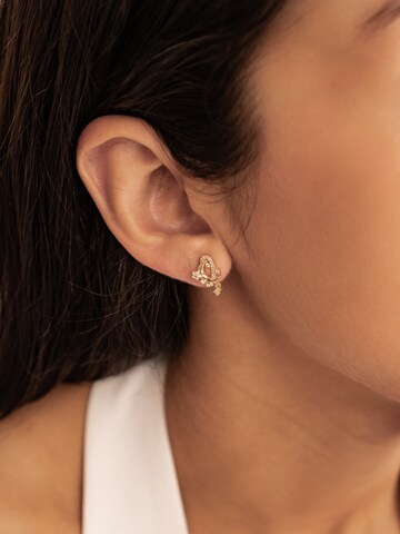 Orecchini 'Sparkle Moon' di Hey Happiness in oro