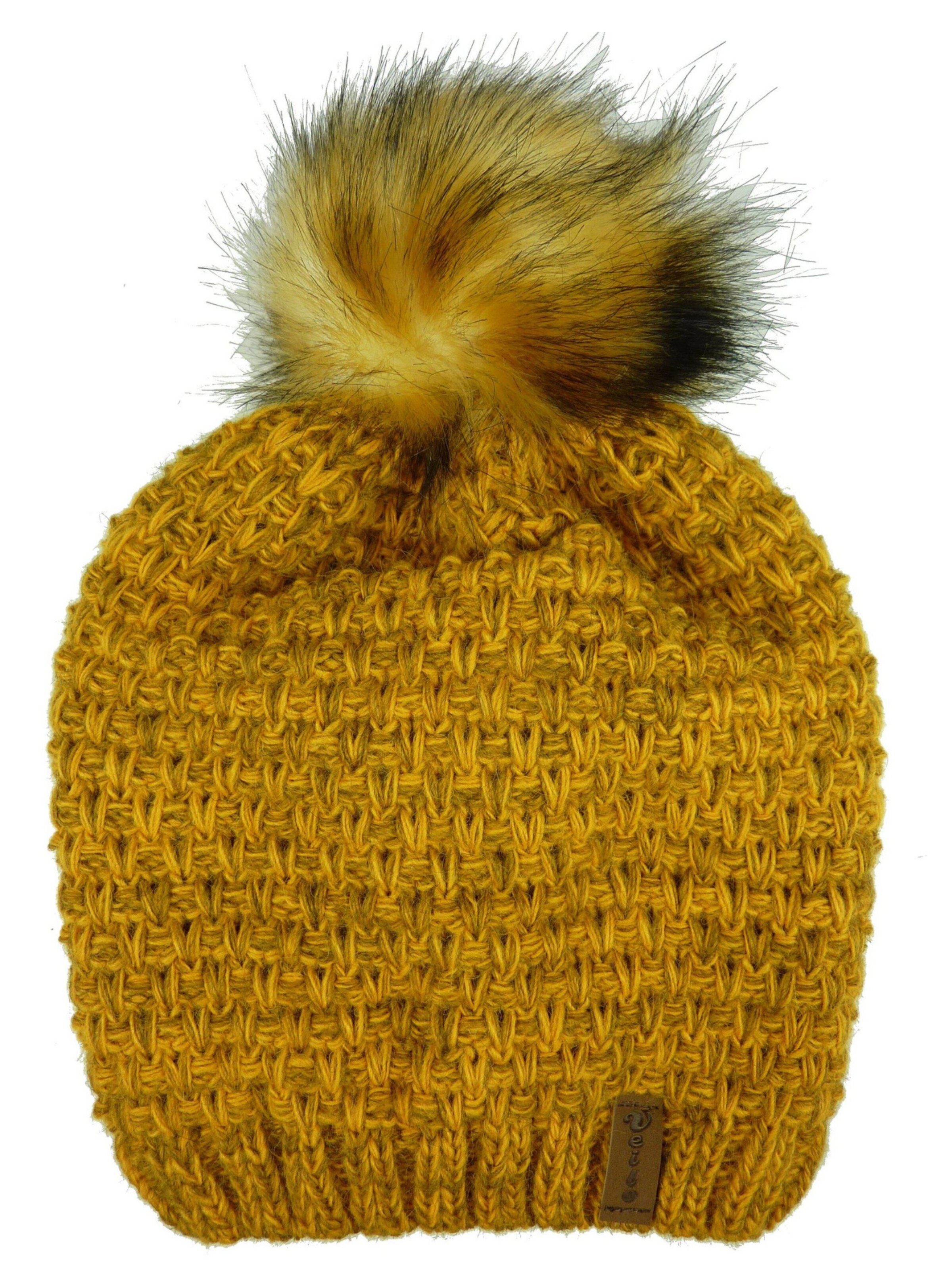 Kumixi Mütze 'Set: Mütze & Loop Schal'‌‌‌‌‌‌‌‌‌ in Gelb