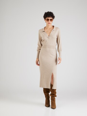 VILA Kleid 'VIComfy' in Beige: Vorderseite