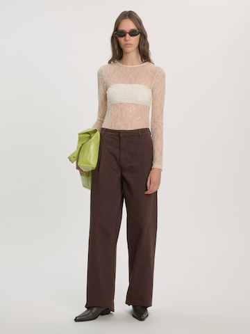 EDITED Shirtbody 'Janiya' in Weiß