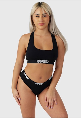 PSD Slip in Black: front