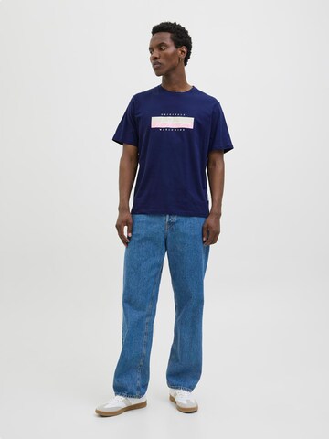 JACK & JONES Тениска 'JORFrederiksberg' в синьо