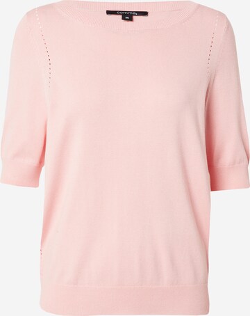 COMMA Sweater in Pink: front