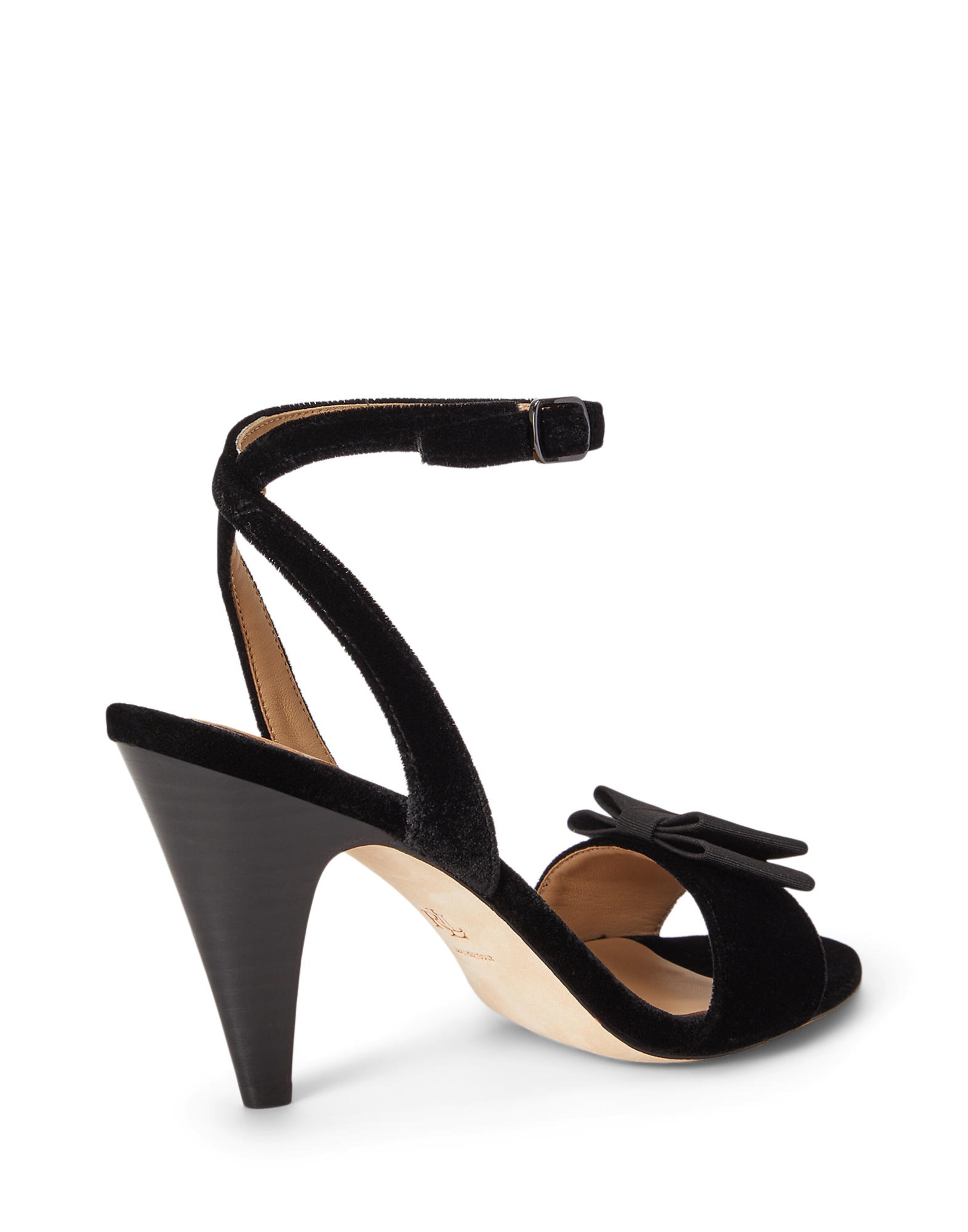 Lauren Ralph Lauren Sandalen met riem 'GRACY' in Zwart