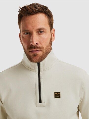 PME Legend Collegepaita 'Pullover with half-zip' värissä beige