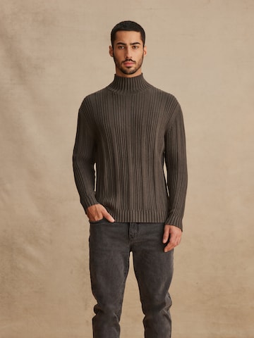 Pullover 'Devran' di DAN FOX APPAREL in grigio: frontale