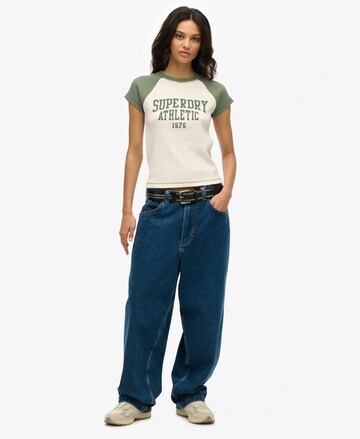 Superdry Shirt 'Athletic Essentials' in Wit