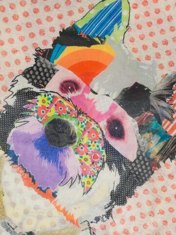Passigatti Tuch 'Schal bunt mit Patch Design'‌‌ in Pink