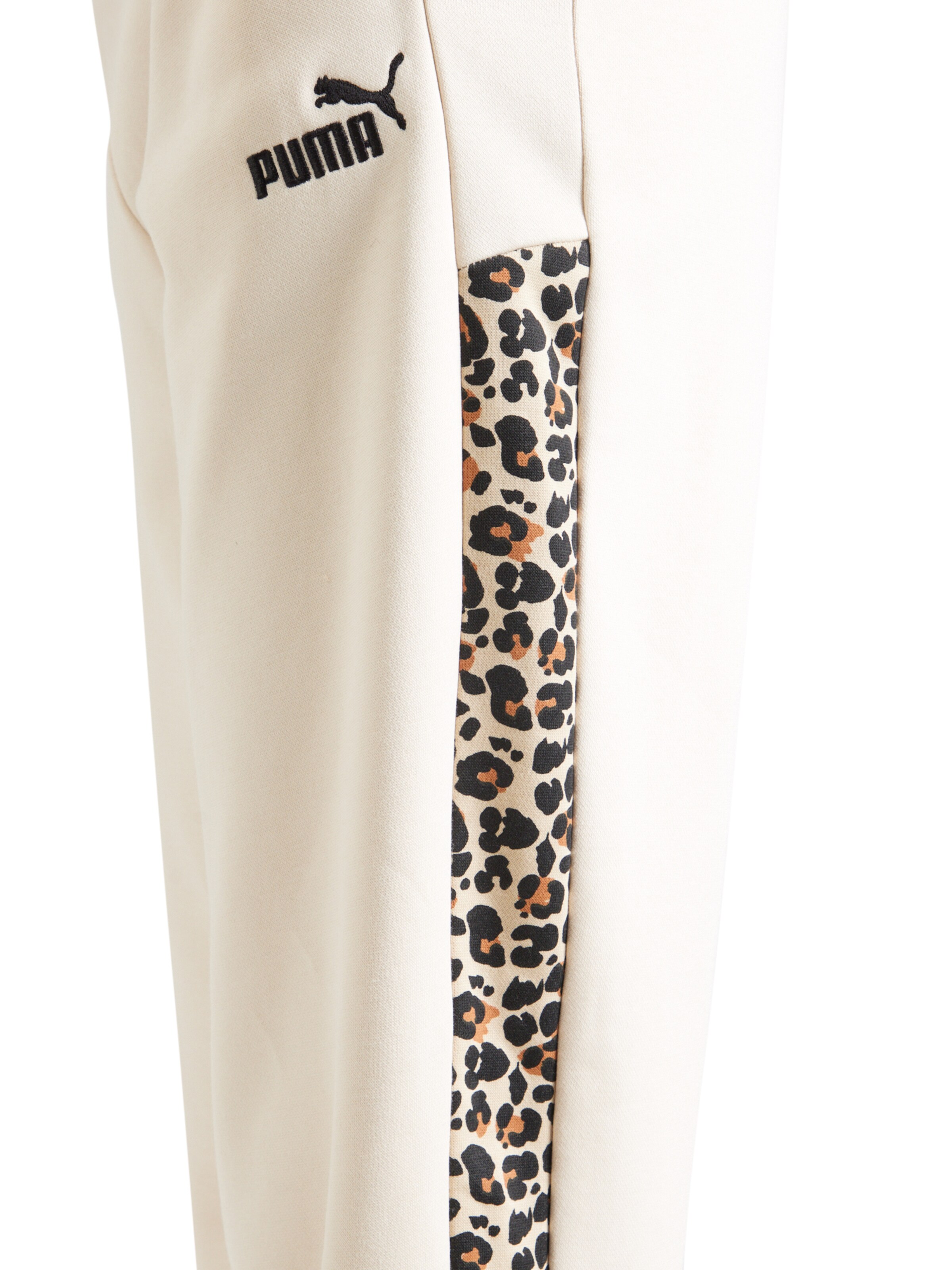 Effilé Pantalon de sport 'Essentials' PUMA en blanc