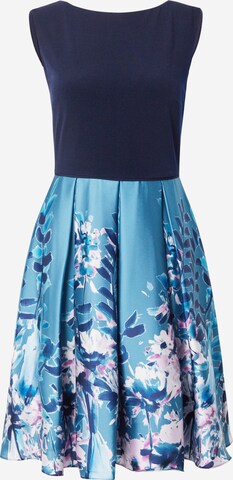 Robe SWING en bleu : devant