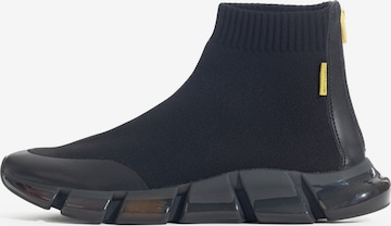 Spyder Спортни обувки Slip On 'Neon' в черно: отпред