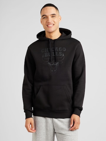 NEW ERA Sweatshirt 'NBA' in Zwart: voorkant