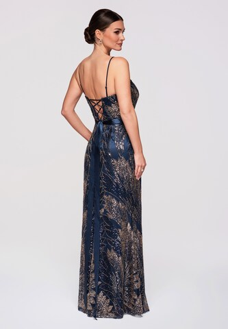 Ombre Avondjurk in Blauw