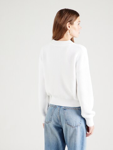 Pull-over 'Sloger' HUGO Blue en blanc