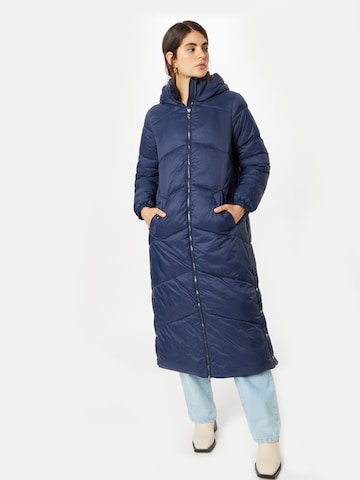 VERO MODA Winter Coat in Blue: front