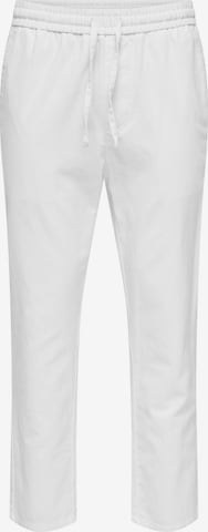Pantalon '22024966' Only & Sons en blanc : devant