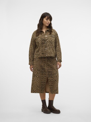 Vero Moda Curve Nederdel 'CVERI' i brun