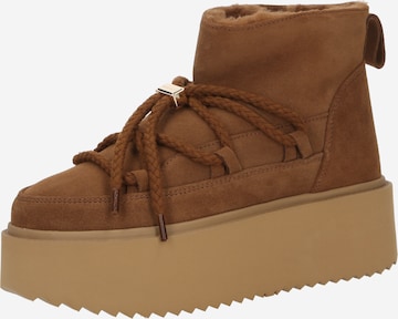 Boots da neve di INUIKII in marrone: frontale