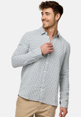 INDICODE JEANS Regular Fit Hemd ' Joffrey ' in Weiß