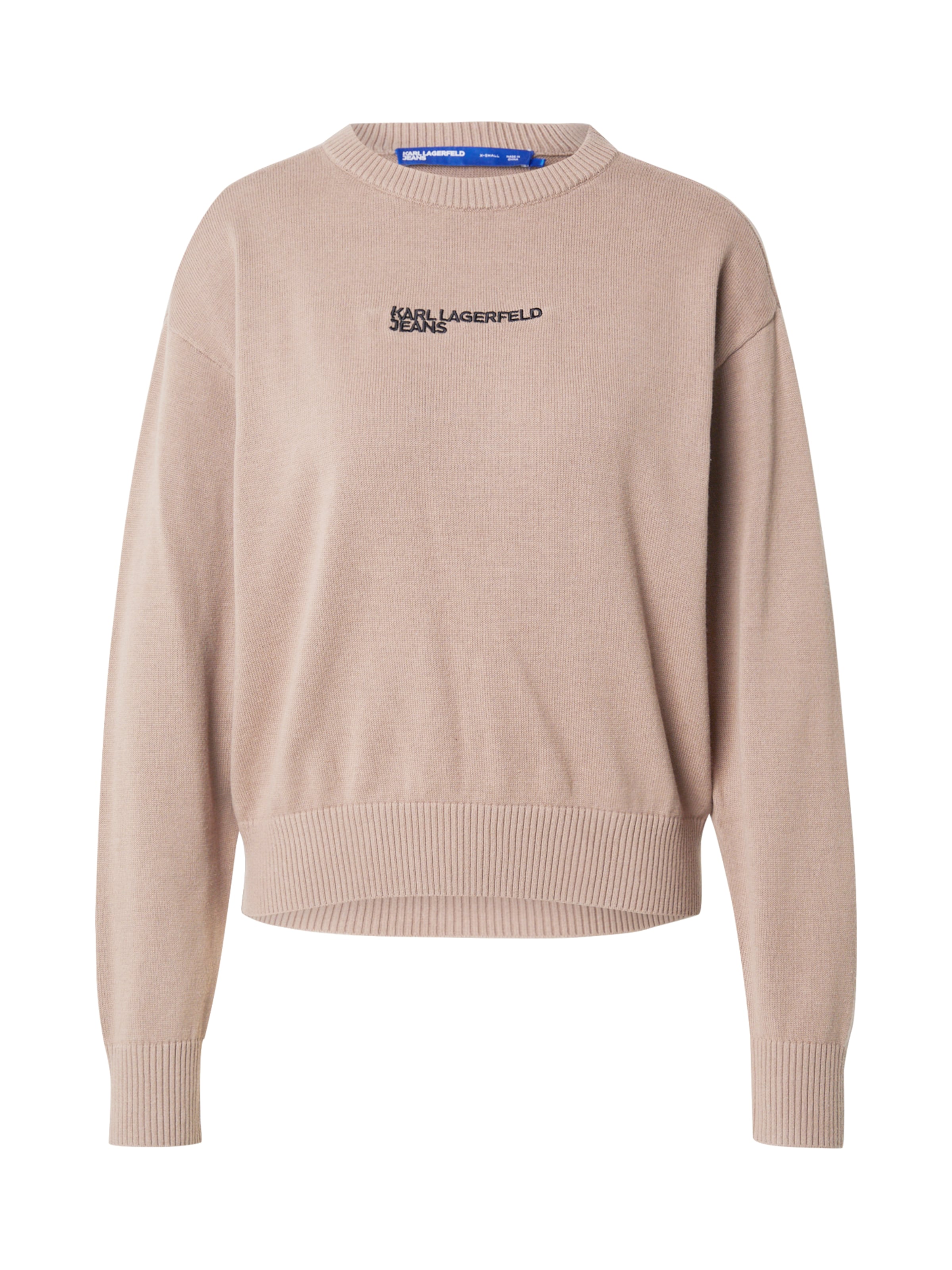 Pulover de la KARL LAGERFELD JEANS pe bej: față