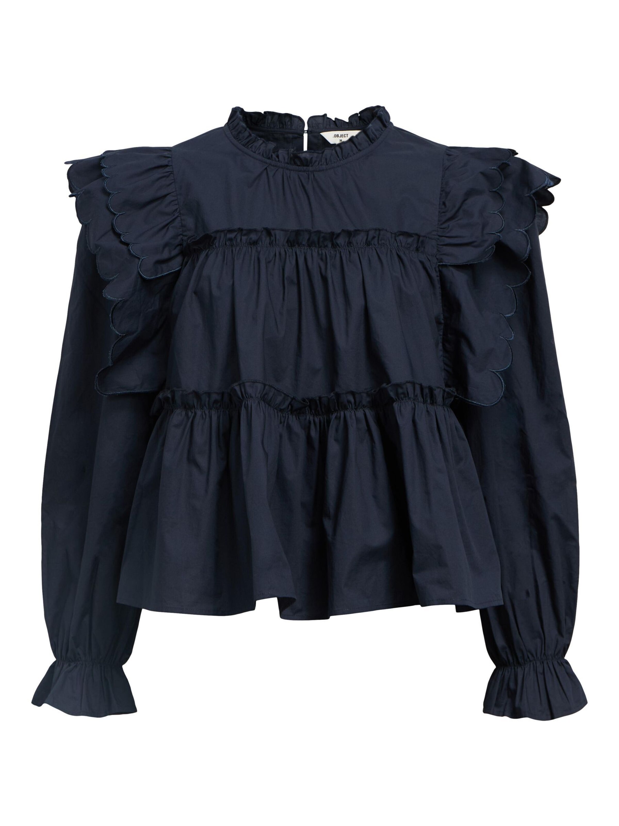 OBJECT Shirt 'OBJHope' in Blauw: voorkant