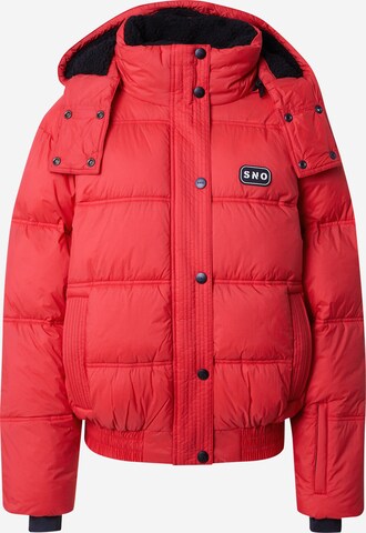 TOPSHOP Χειμερινό μπουφάν σε κόκκινο: μπροστά