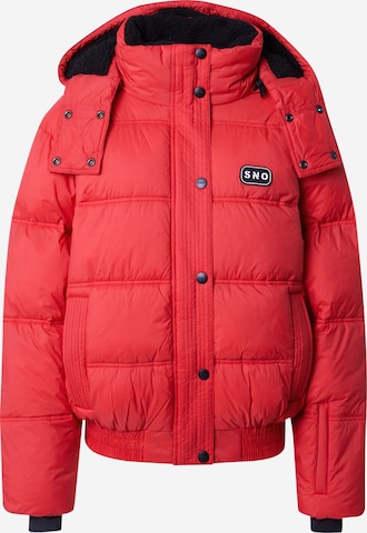 TOPSHOP Zimní bunda – červená: přední strana