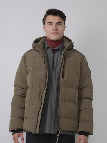 Petrol Industries Between-season jacket in Brown: front