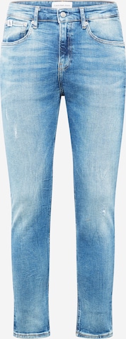 Calvin Klein Jeans - Skinny Vaquero en azul: frente