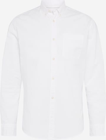 JACK & JONES Slim Fit Hemd 'Oxford' in Weiß: predná strana