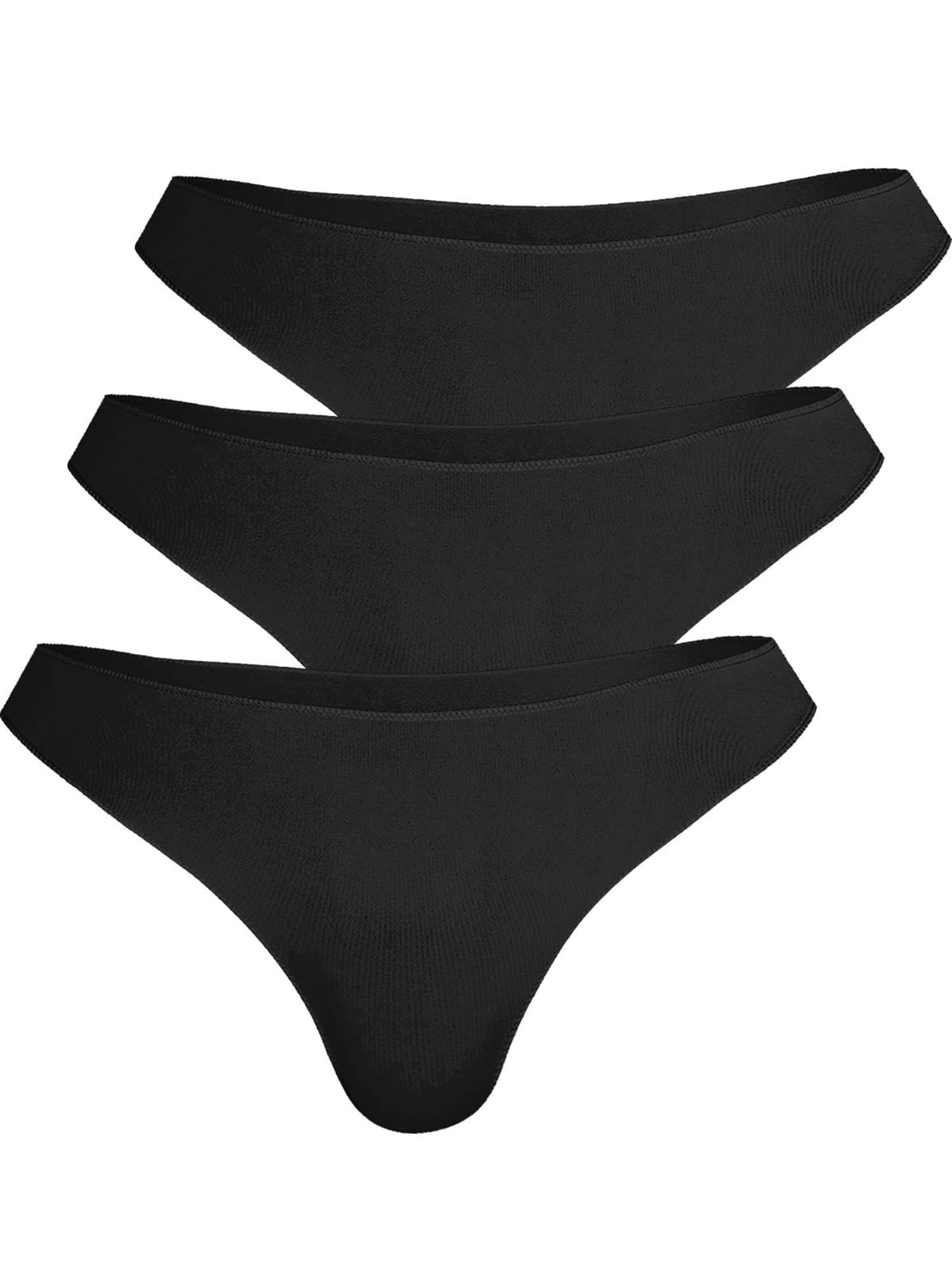 Nina von C. String 'Secret'‌‌ in Schwarz: Vorderseite