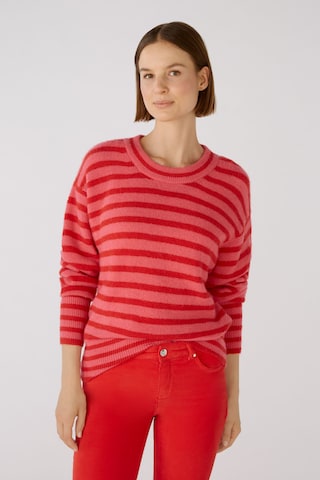 Pullover di OUI in rosso: frontale