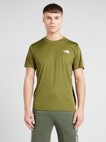 THE NORTH FACE Функциональная футболка 'Reaxion' в Зеленый