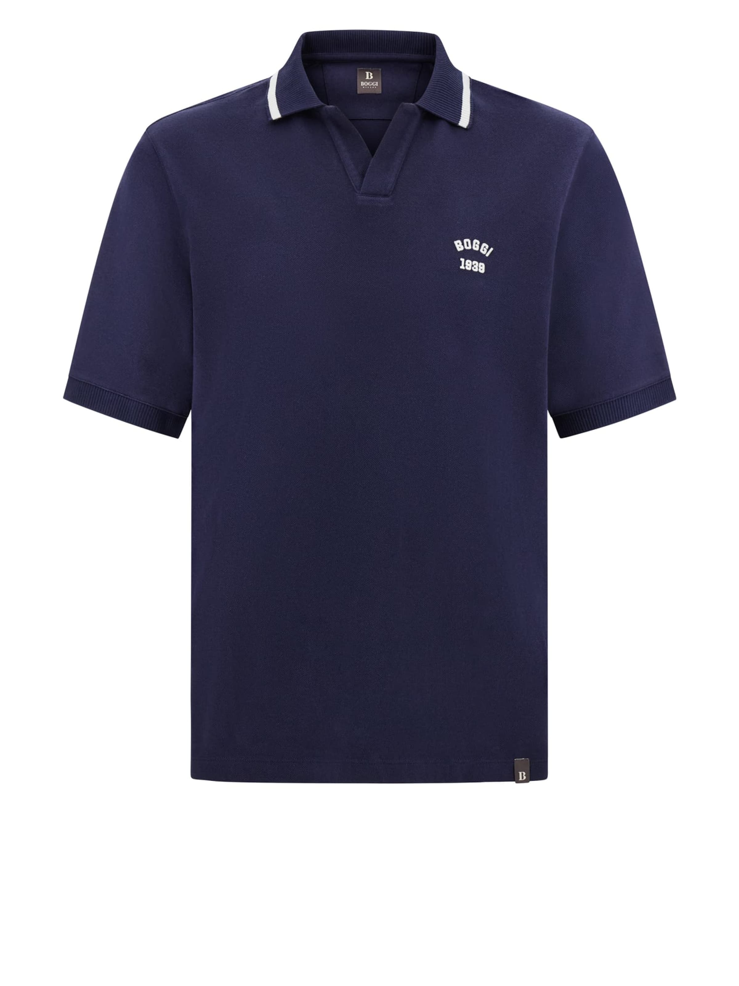 Boggi Milano Shirt in Blauw: voorkant