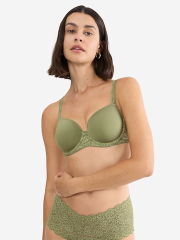 TRIUMPH Klassiek BH 'Amourette' in Groen: voorkant