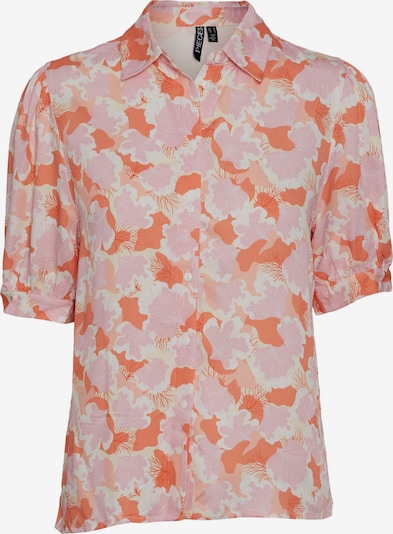 PIECES Blouse 'Kasey' in Orange / Pink / Pastel pink / White, Item view