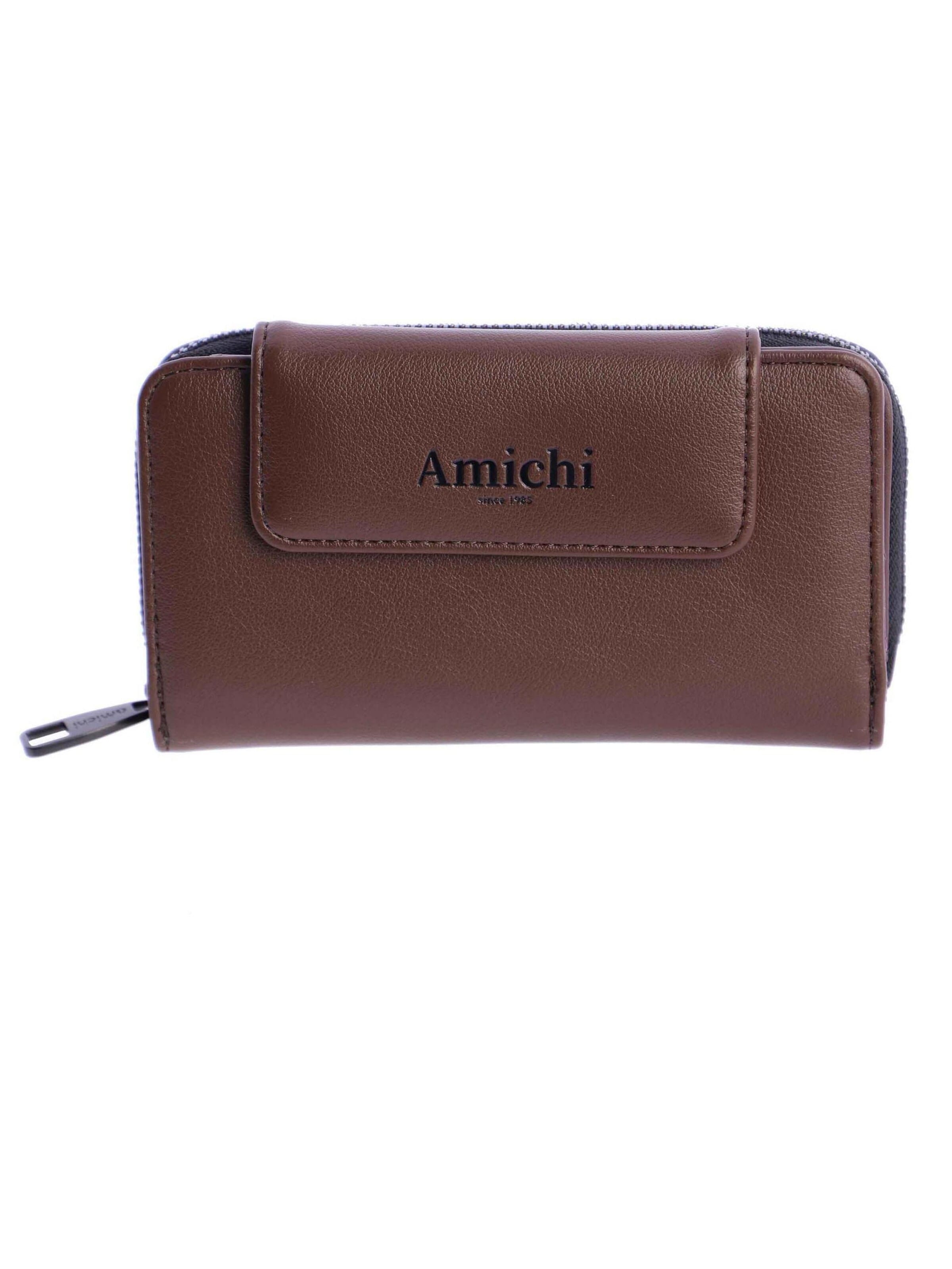 Amichi - Cartera en marrón: frente