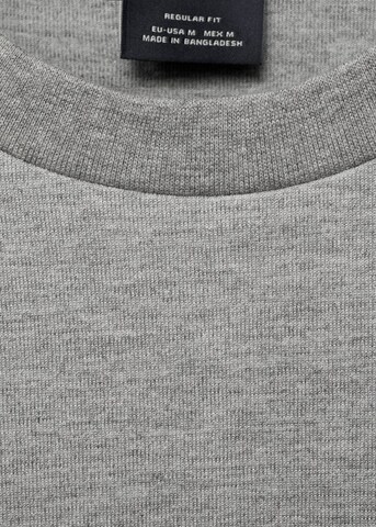 MANGO MAN Sweatshirt 'Nola' in Grau