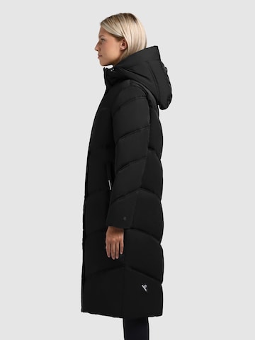 khujo Wintermantel 'Ainu2' in Zwart