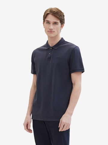 TOM TAILOR Poloshirt in Blau: predná strana