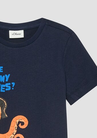 T-Shirt s.Oliver en bleu
