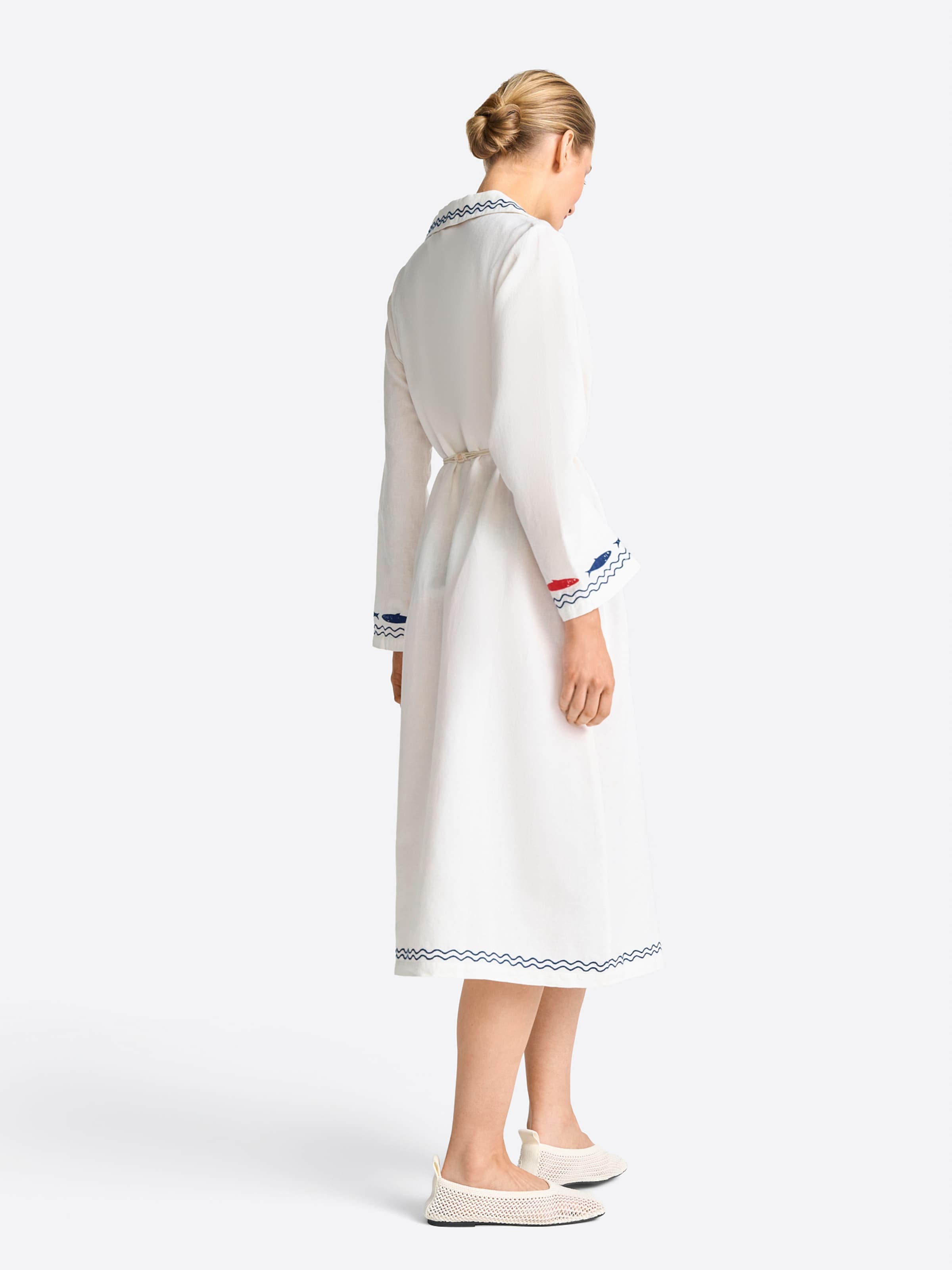 Rich & Royal Midikleid in Weiß