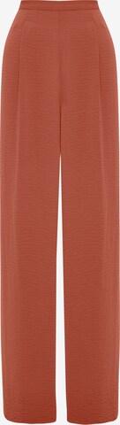 Tussah Wide leg Trousers 'FIONA' in Red: front