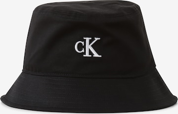 Calvin Klein Jeans Шапка с периферия в черно: отпред