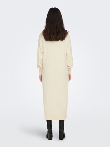 ONLY Knitted dress in Beige
