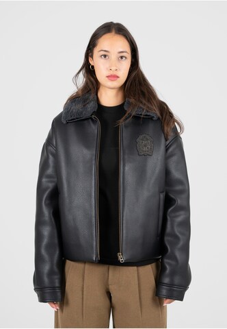 Prohibited Between-Season Jacket 'Club Flight' in Black: front